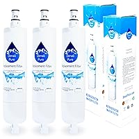 3-Pack Replacement for for KitchenAid KSRP25FNSS00 Refrigerator Water Filter - Compatible with with KitchenAid 4396508, 4396509, 4396510 Fridge Water Filter Cartridge