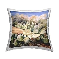 Stupell Industries Cowgirl & Cactus Plants Outdoor Printed Pillow, 18 x 18, Multi-Color