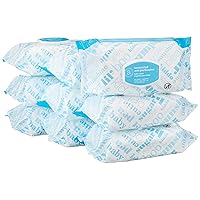 Amazon Elements Baby Wipes, Unscented, White 720 count of wipes (9 pack of 80 count)