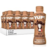 YUP! Low Fat, Ultra-Filtered Milk, Rich Chocolate Flavor, All Natural Flavors (Packaging May Vary), 14 Fl Oz (Pack of 12)