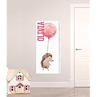 Growth Chart for Girls' Bedroom Decor, Measuring Sticker, Height Chart Wall Decal Personalized Name Growth Chart Wall, Pretty Artwork