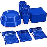 350 PCS Disposable Tableware Combo Pack INCLUDES: 50 9
