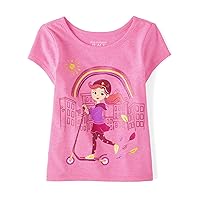 The Children's Place baby girls Scooter Short Sleeve Graphic T Shirt