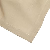 Camel Gold Linen Tablecloth 70x162 Rectangle Italian Luxury Made in US