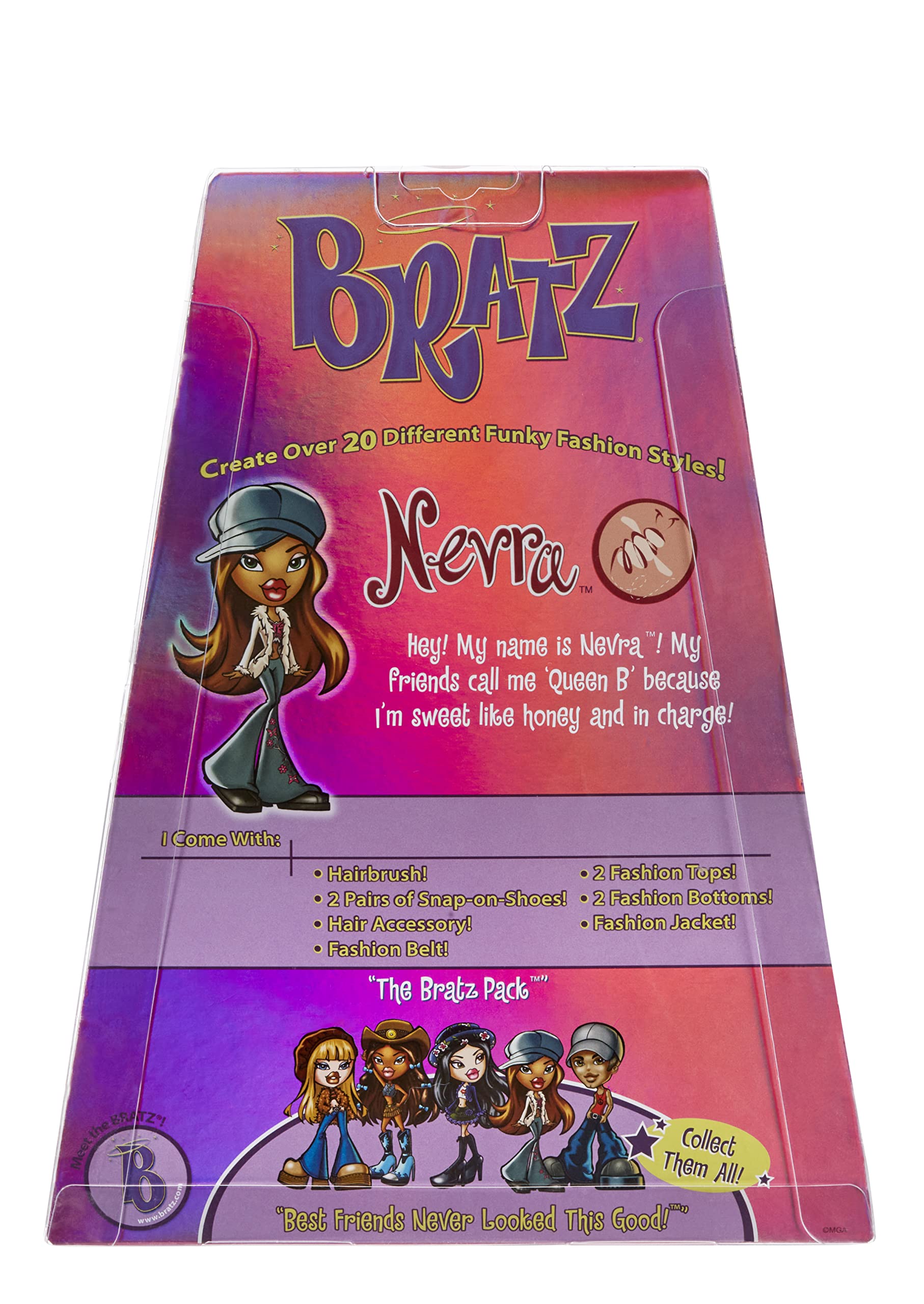 Bratz Original Fashion Doll Nevra with 2 Outfits and Poster