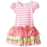 Bonnie Jean Little Girls' Stripe Knit Tiered Dress
