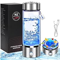 Hydrogen Water Bottle 2024, Hydrogen Water Bottle Generator, Hydrogen Water Machine with SPE PEM Technology, Water Ionizer Bottle Improve Water in 3 Minutes for Office, Home, Mothers Day Gifts for Mom