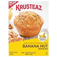 Krusteaz Banana Nut Muffin Mix, 15.4 Ounce Box