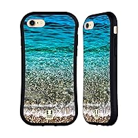 Head Case Designs Transparent Seawaves Beautiful Beaches Hybrid Case Compatible with Apple iPhone 7/8 / SE 2020 & 2022
