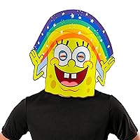 Rubie's Costume Accessory SpongeBob SquarePants Rainbow Meme Foam Mask, As Shown, One Size
