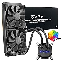 EVGA CLC 280 Liquid/Water CPU Cooler, RGB LED Cooling 400-HY-CL28-V1, Black