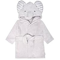 Gerber Unisex Baby Plushy Soft Hooded Animal Character Bathrobe