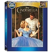 Disney Cinderella 2015 4k Ultra Hd + Blu-ray Limited Edition Best Buy Steelbook Disney Cinderella 2015 4k Ultra Hd + Blu-ray Limited Edition Best Buy Steelbook DVD Multi-Format Blu-ray
