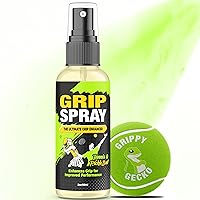 Grippy Gecko Racket Grip Spray – Tennis, Badminton & Pickleball Grip Spray – Dry Hands Rosin Spray – Pine Tar Spray – Sticky Spray for Pickleball Grip Tape – 2oz Spray Bottle