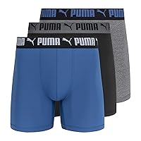 puma mens 3 Pack Athletic Fit Boxer Briefs