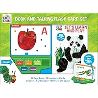 World of Eric Carle - Let's Learn and Play! Book and Talking Flash Card Sound Book Set - PI Kids