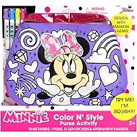 Disney Minnie Mouse Color N Style Fashion Purse