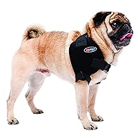 Pet Therapy Shoulder Pet Therapy Wrap with Therapy Gel, Small, Black