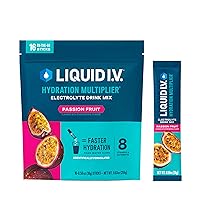 Hydration Multiplier® - Passion Fruit - Hydration Powder Packets | Electrolyte Powder Drink Mix | Convenient Single-Serving Sticks | Non-GMO | 1 Pack (16 Servings)