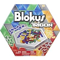 Mattel Games Blokus Trigon Strategy Board Game, Family Game for Kids & Adults with Hexagonal Board & Triangular Pieces (Amazon Exclusive)