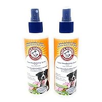 Arm&Hammer For Pets Super Deodorizing Spray for Dogs, Best Odor Eliminating Spray for All Dogs&Puppies|Arm & Hammer Baking Soda Formula with Kiwi Blossom Scent,8 Fl Oz (Pack of 2) Packaging may vary