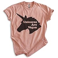 Unicorns are Vegan Shirt, Unisex Women's Shirt, Vegan Shirt, Veganism Shirt, Vegan Unicorn Shirt