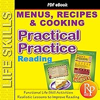 Life Skills Reading: MENUS, RECIPES & COOKING - Visual Comprehension Activities