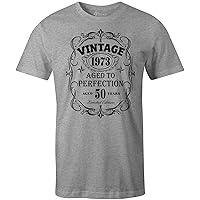 Tees Vintage Aged to Perfection 30th 40th 50th 60th 70th Birthday Tee