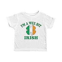 St. Paddy’s Day Toddler Shirt/Wee BIT Irish/Cute Irish Crew Neck Kids Tee