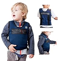 Weighted Vest for Kids - Neoprene Compression Vest - Ages 2 to 4 - Adjustable Kids Weighted Vest with 2lb weight - Breathable and Washable Compression Vest - Small
