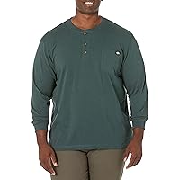 Dickies Men's Long Sleeve Heavyweight Henley