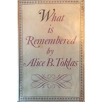 What is Remembered an Autobiography What is Remembered an Autobiography Hardcover Paperback