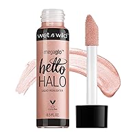 wet n wild MegaGlo Hello Halo Liquid Highlighter Makeup, Shimmer, Rose Gold Halo Gorgeous