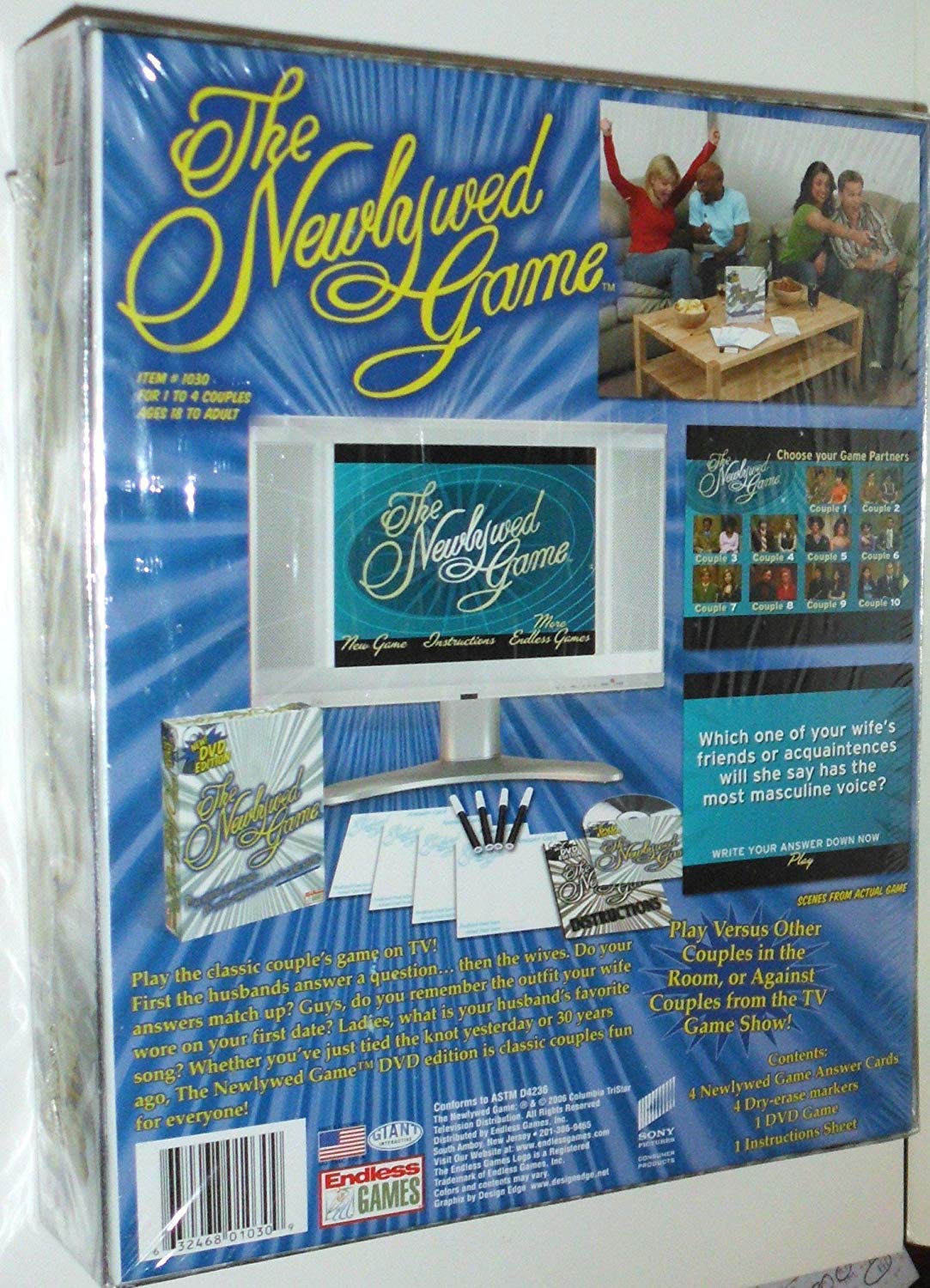 Endless Games The Newlywed Game DVD