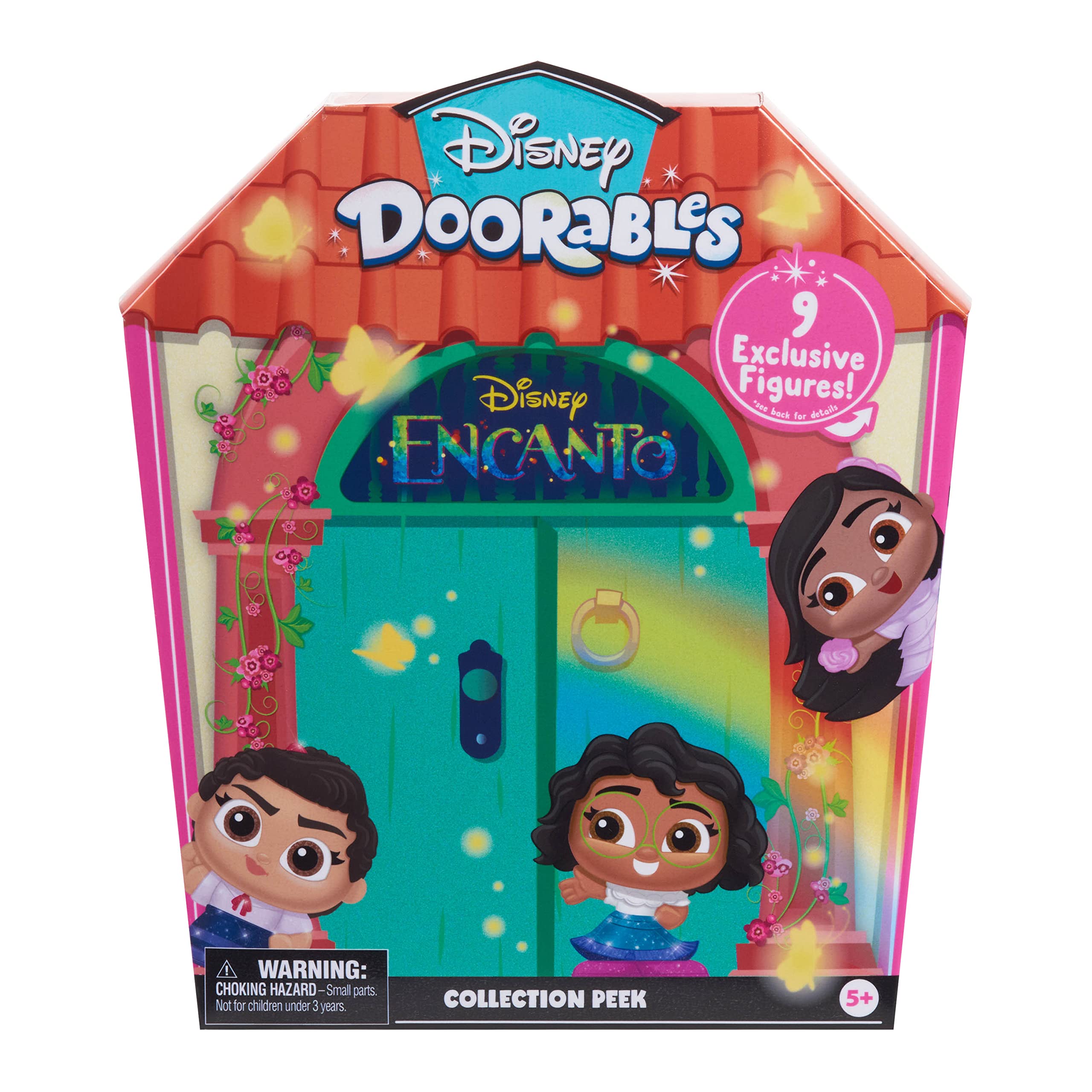 Disney Doorables Encanto Collection Peek, Collectible Figures, Officially Licensed Kids Toys for Ages 5 Up, and Presents