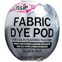 Fabric Dye Pod Blackout (Black), Permanent Dye for Clothes and Fabric