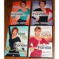 Jane Fonda 4 DVD Collection: Prime Time Walkout/Fit & Strong/Trim, Tone & Flex/Firm & Burn