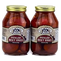 Amish Wedding Pickled Beet Eggs 32oz (Pack of 2)