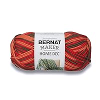 Bernat Maker Home Dec Yarn, 8.8oz, Guage 5 Bulky Chunky, Spice Varg