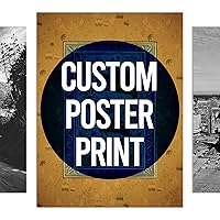 Custom Print Wall Decor With Personalized Photo Prints & Posters on Amazon. Create Your Own Artwork With Multiple Size Options Print Your Own Artwork, Paintings, Designs and Prints (11.7 x 16.5 (A3))