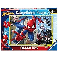 Ravensburger Marvel Spiderman Toys - 60 Piece Giant Floor Jigsaw Puzzle for Kids Age 4 Years +