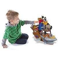 THE TWIDDLERS - Pretend Play Pirate Ship with Model Pirate Figures
