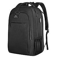 MATEIN Extra Large Backpack, 17 Inch Travel Laptop Backpack with USB Charging Port, Anti Theft TSA Friendly Business Work College Computer Backpack for Men Women, Black