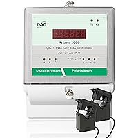 DAE P103-100 KIT UL, kWh Smart Submeter Polaris 1000, 1 or 2 phase, 3 wire (2 hot wire, 1 Neutral), 100A, 120/240v, 2 Split Core CTs