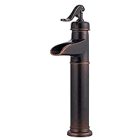 Pfister LF040YP0U LF-040-YP0U Ashfield Single Control Vessel Bathroom Faucet in Rustic Bronze, 1.2gpm, 1.2 GPM