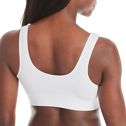Hanes Women's Cozy Wireless Bra, Full-Coverage Pullover Bra, Seamless T-Shirt Bra