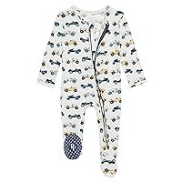 Posh Peanut Baby Footie Pajamas Made from Soft Viscose from Bamboo - Newborn Baby Boy Clothes - Kids One Piece PJ