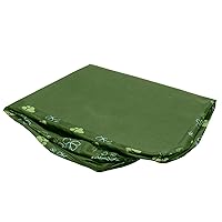 Furhaven Replacement Dog Bed Cover Water-Resistant Indoor/Outdoor Garden Print Mattress, Washable - Jungle Green, Small