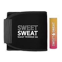 Sports Research Sweet Sweat Tropical Gel Stick (6.4oz) and Xtra Coverage Waist Trimmer (Large) Bundle