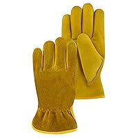 MAGID TB570ETL Fencing Gloves, Large, Yellow (Pack of 6)